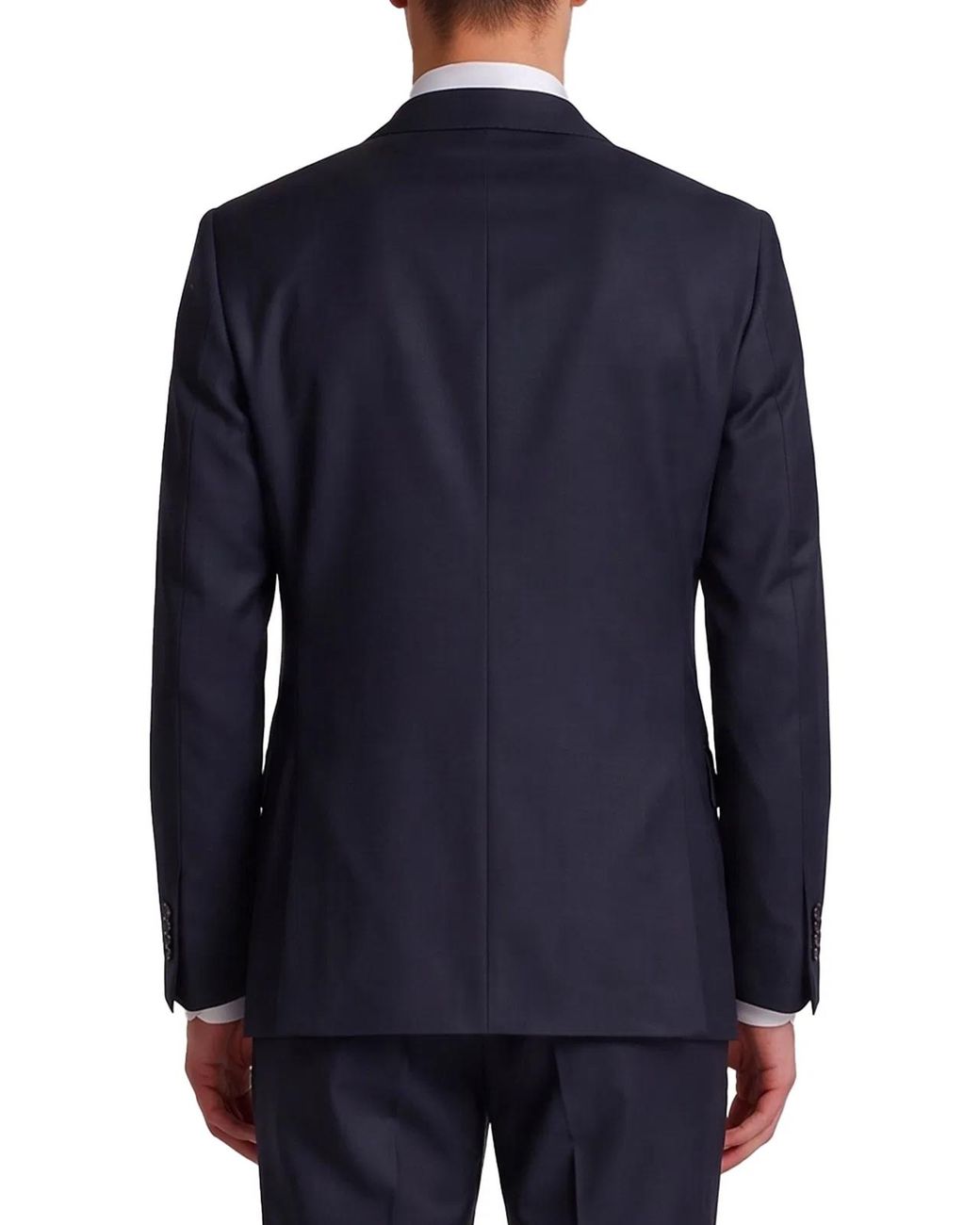 Tagliatore Blue Virgin Wool Double-Breasted Vesuvio Suit for men