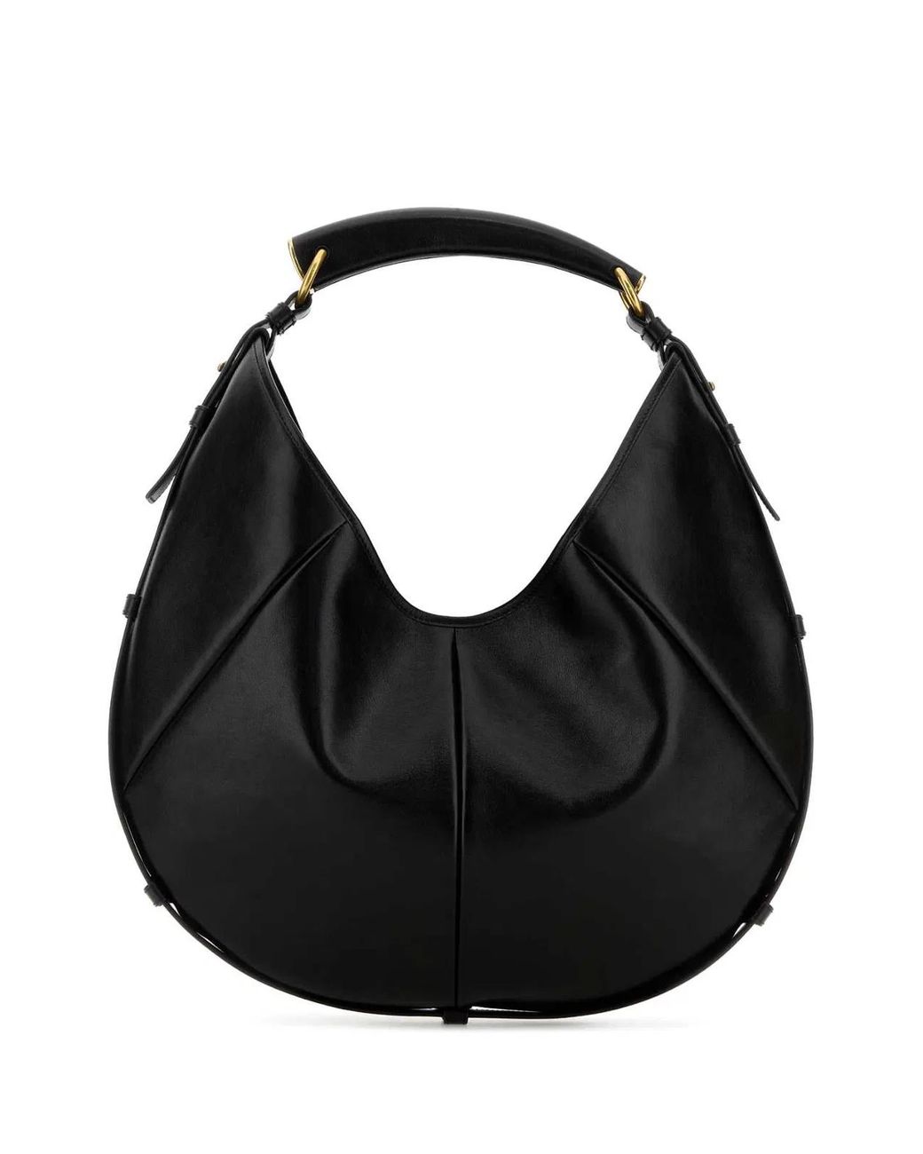 Saint Laurent Black Leather Medium Mombasa Shoulder Bag