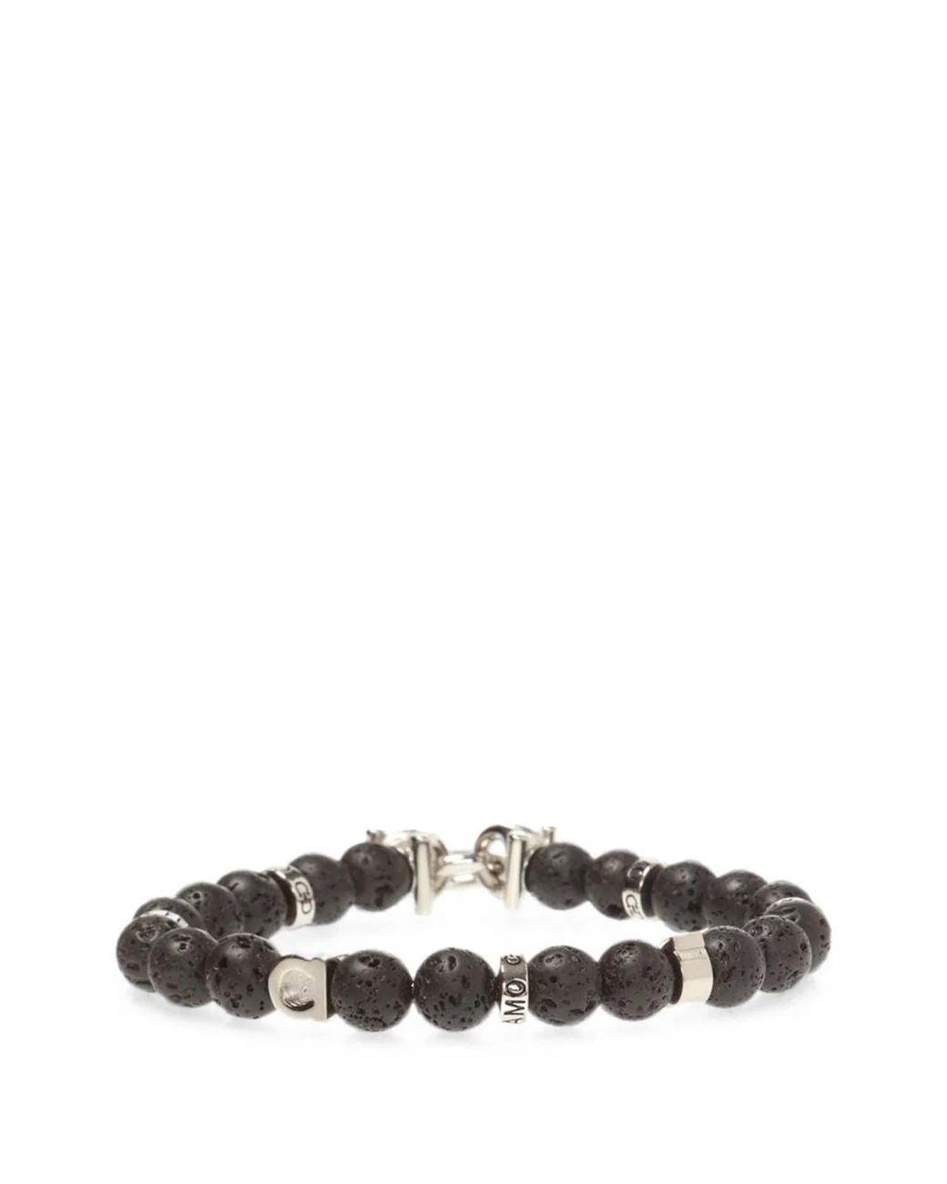 Ferragamo White Brass Bracelets for men