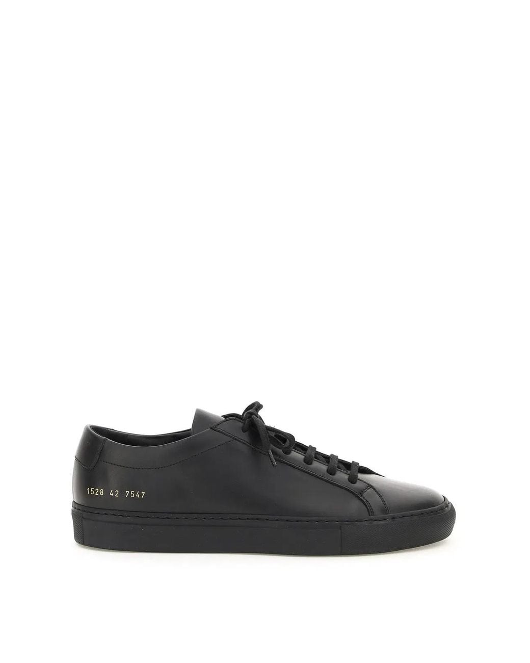 Common Projects Black Original Achilles Low Sneakers for men