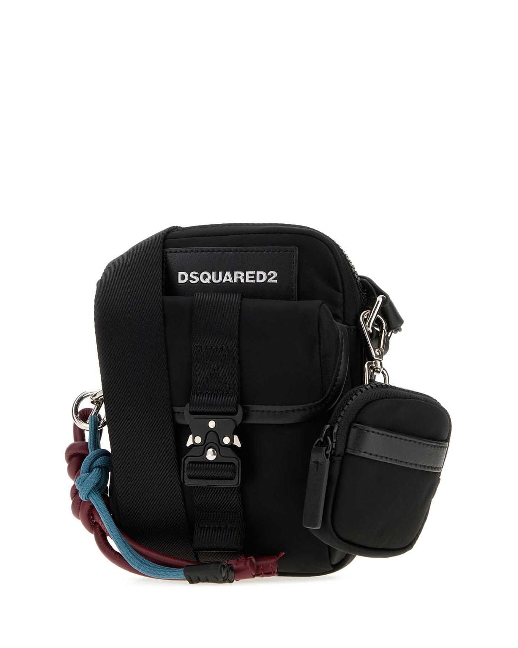 DSquared² Black Mini Crossbody Handbag for men