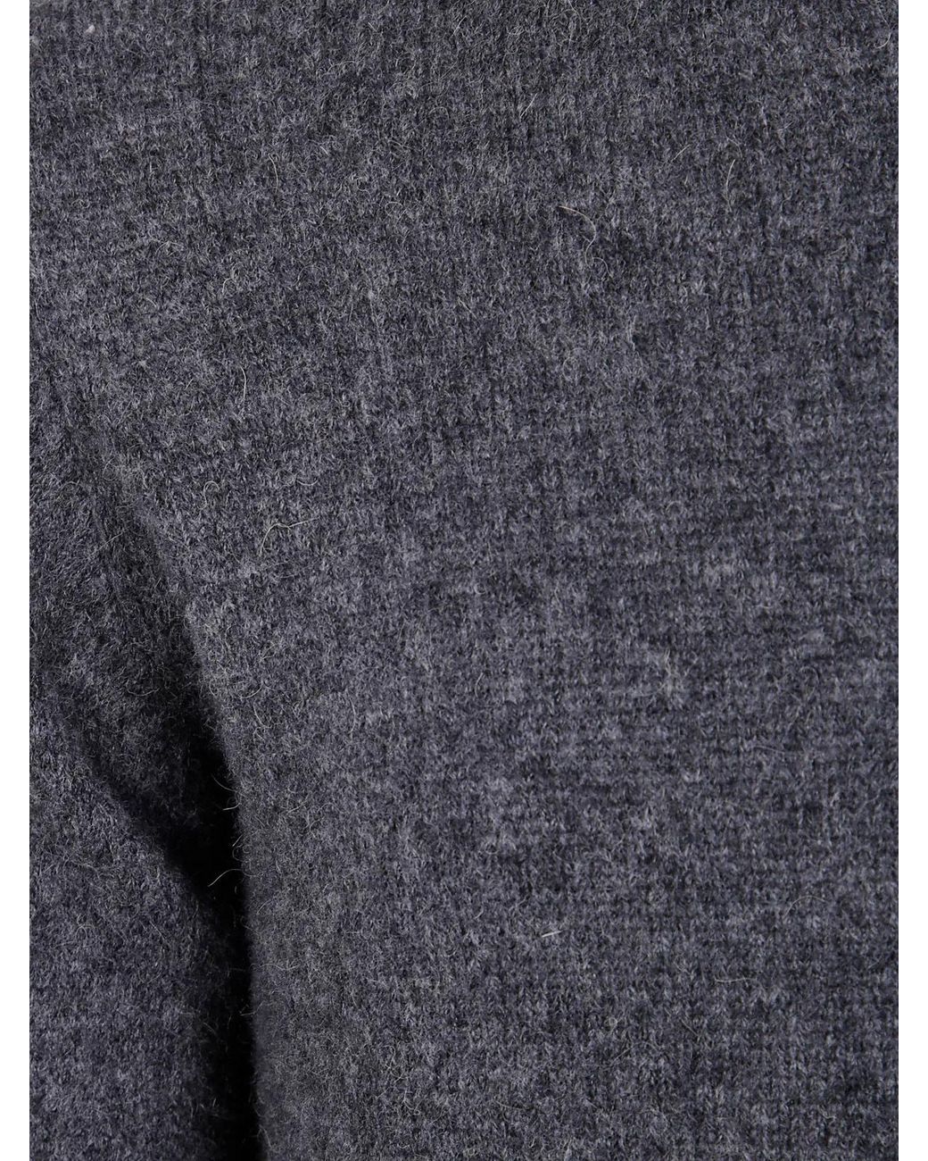 Nuur Blue Long Sleeves Swg Round Neck Sweater for men