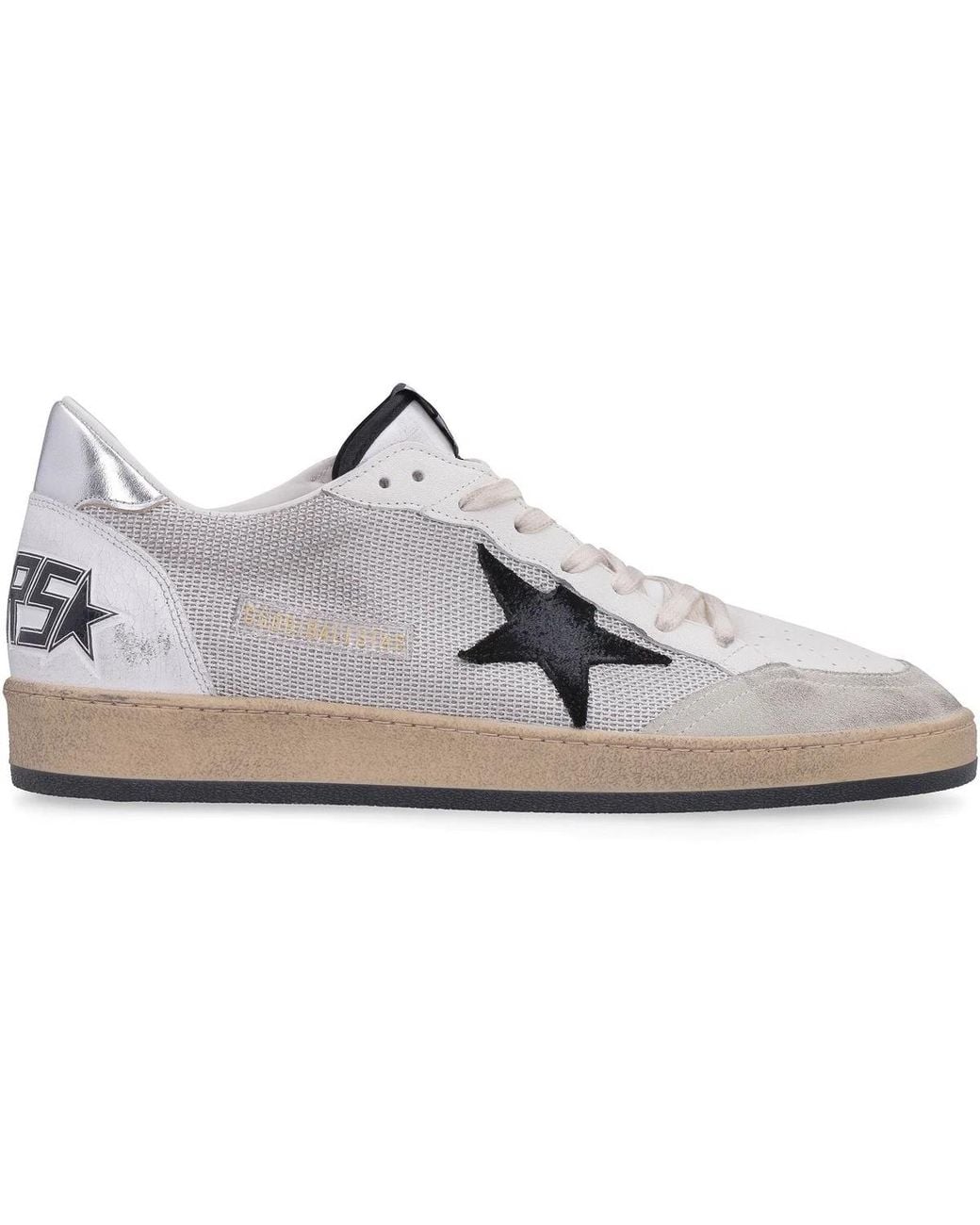 Golden Goose Deluxe Brand White Ball Star Low-Top Sneakers for men