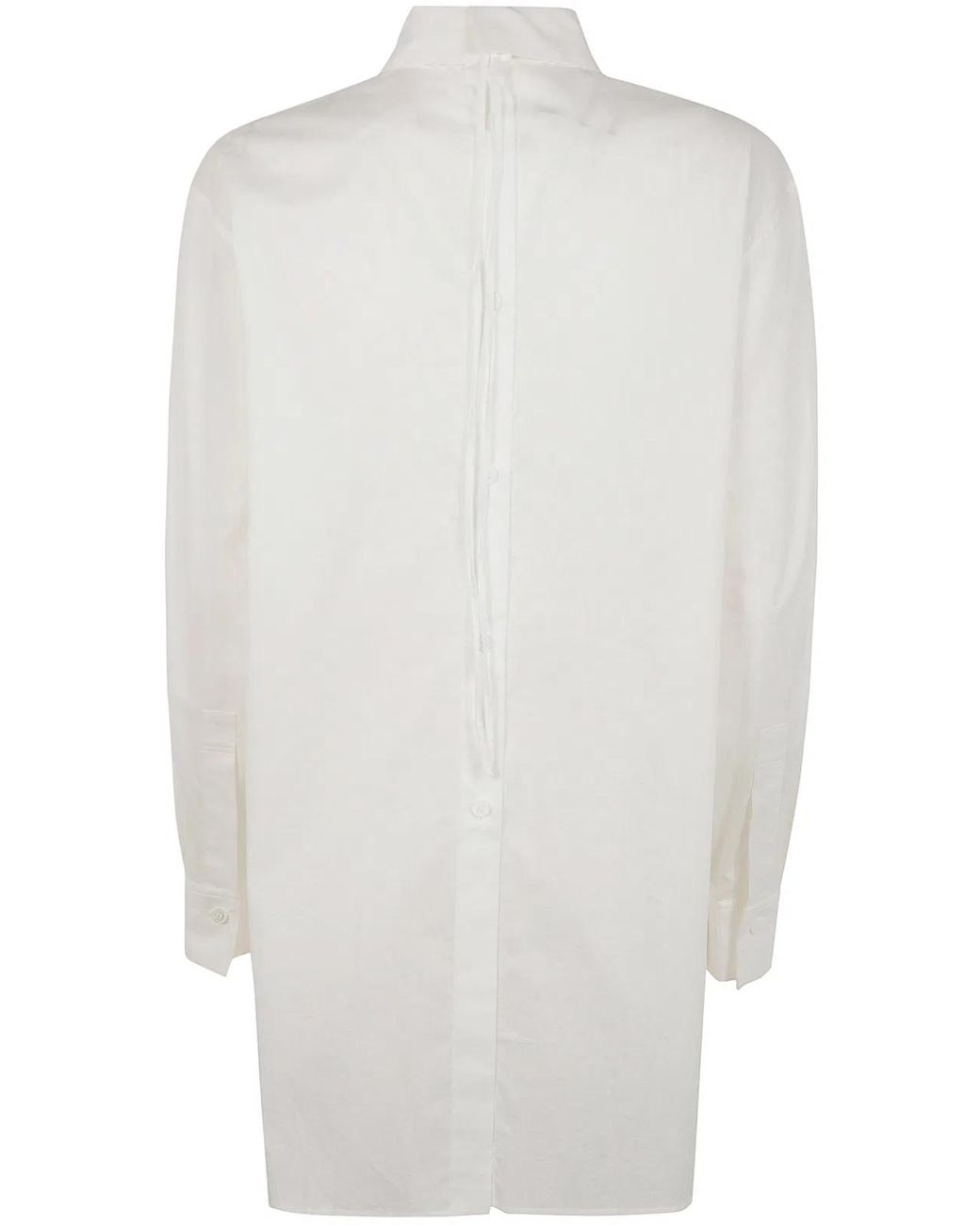 Y's Yohji Yamamoto White Ko-F/B Open B Shirt