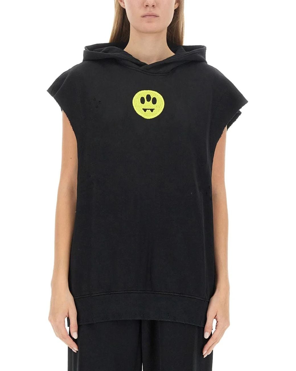 Barrow Black Sweatshirt With Logo
