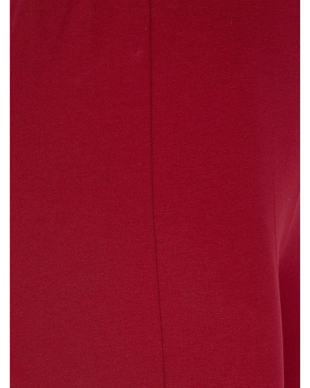Liviana Conti Red "Claudette" Trousers