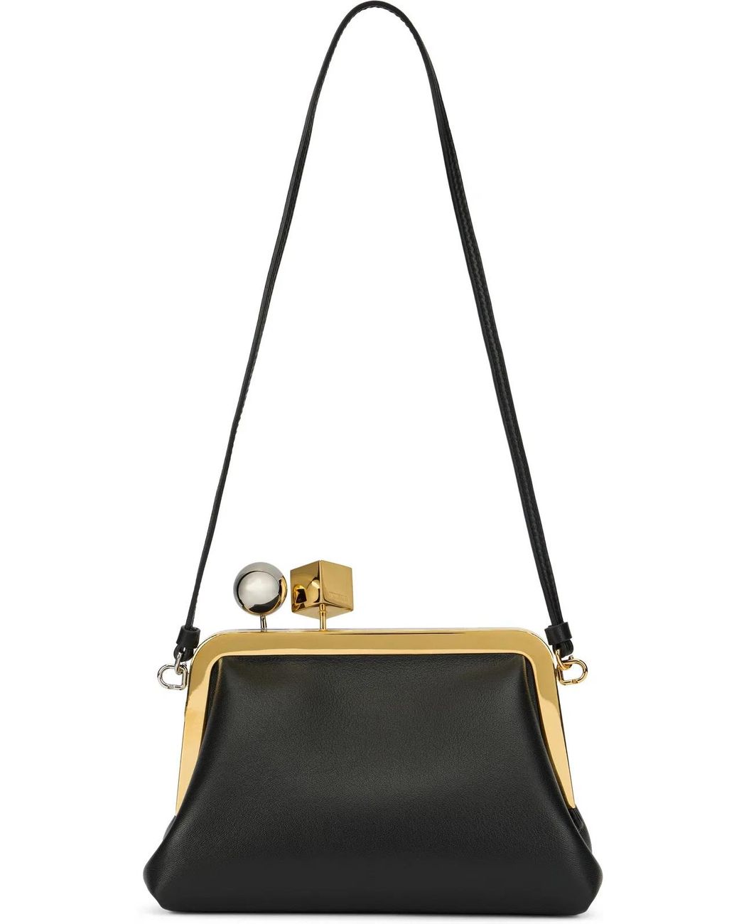 Jacquemus Black Leather Berlingot Bag