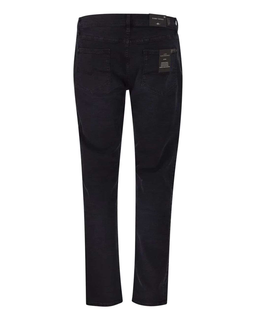 7 For All Mankind Blue Slimmy Tapered Low Jeans for men