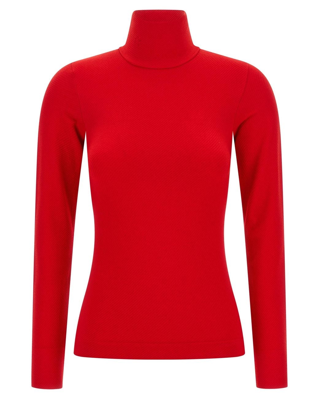 Perfect Moment Red Thermal Wolf Sweater