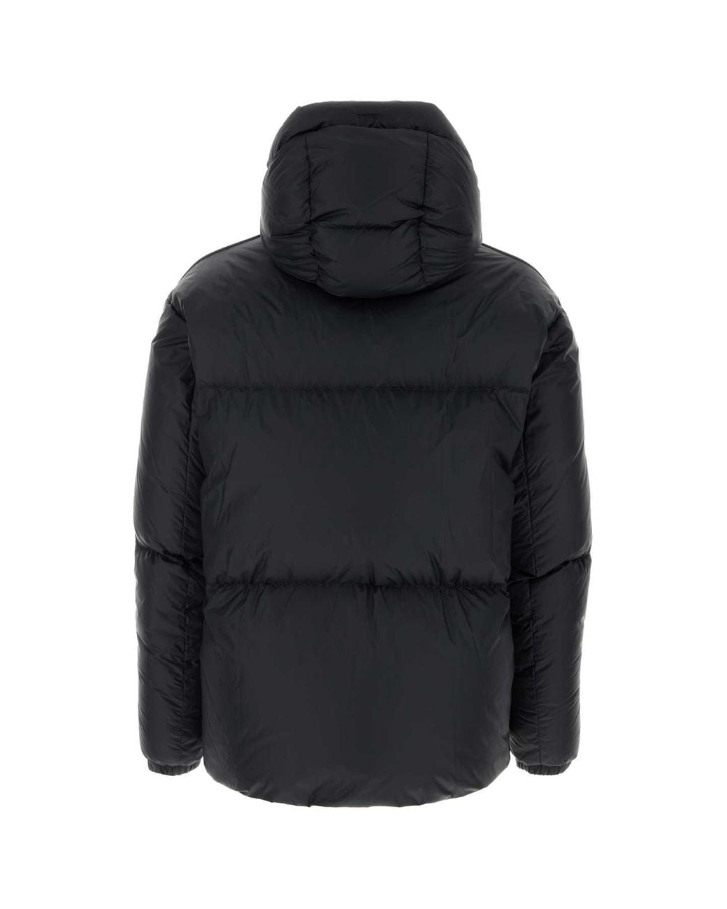 Herno Black Laminar Quilted Mini Down Jacket for men