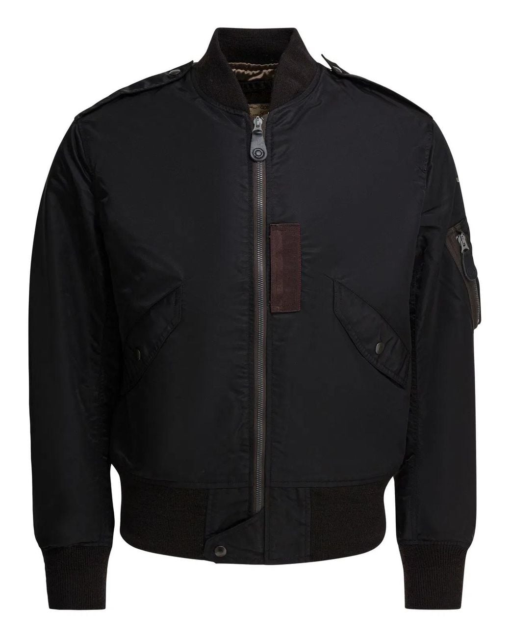 Buzz Rickson's Black "Skyline" Bomber for men