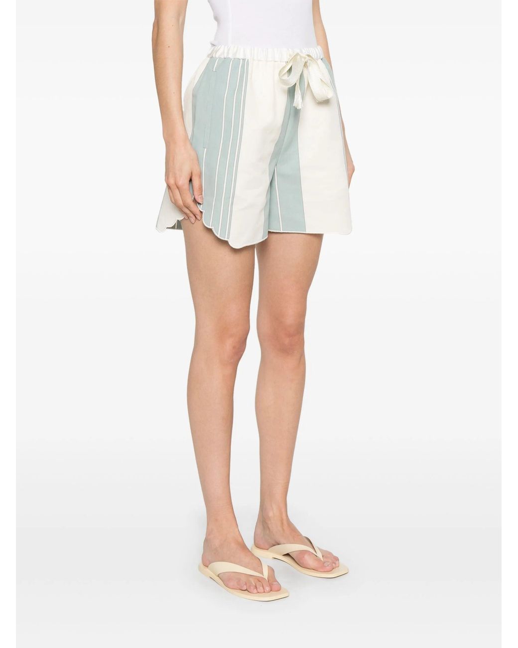 Forte_forte White Cotton Linen 13807Mypants
