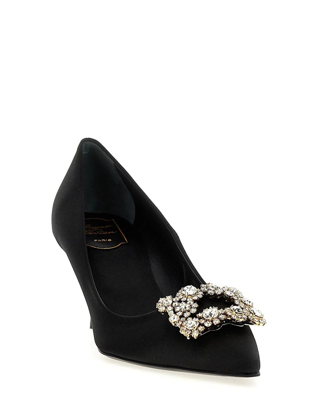 Roger Vivier Black 'Efflorescence' Pumps