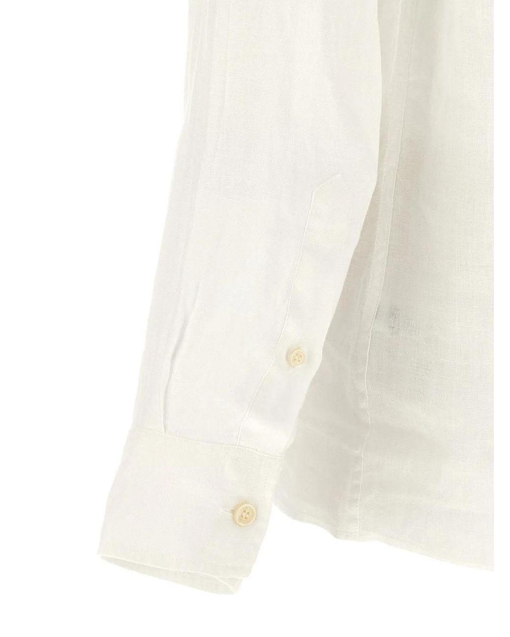 Mc2 Saint Barth White Full Sleeves Polo for men