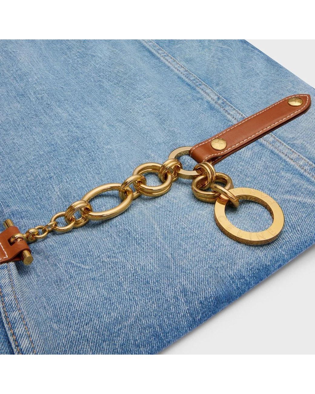 Céline Blue Button Denim Jacket