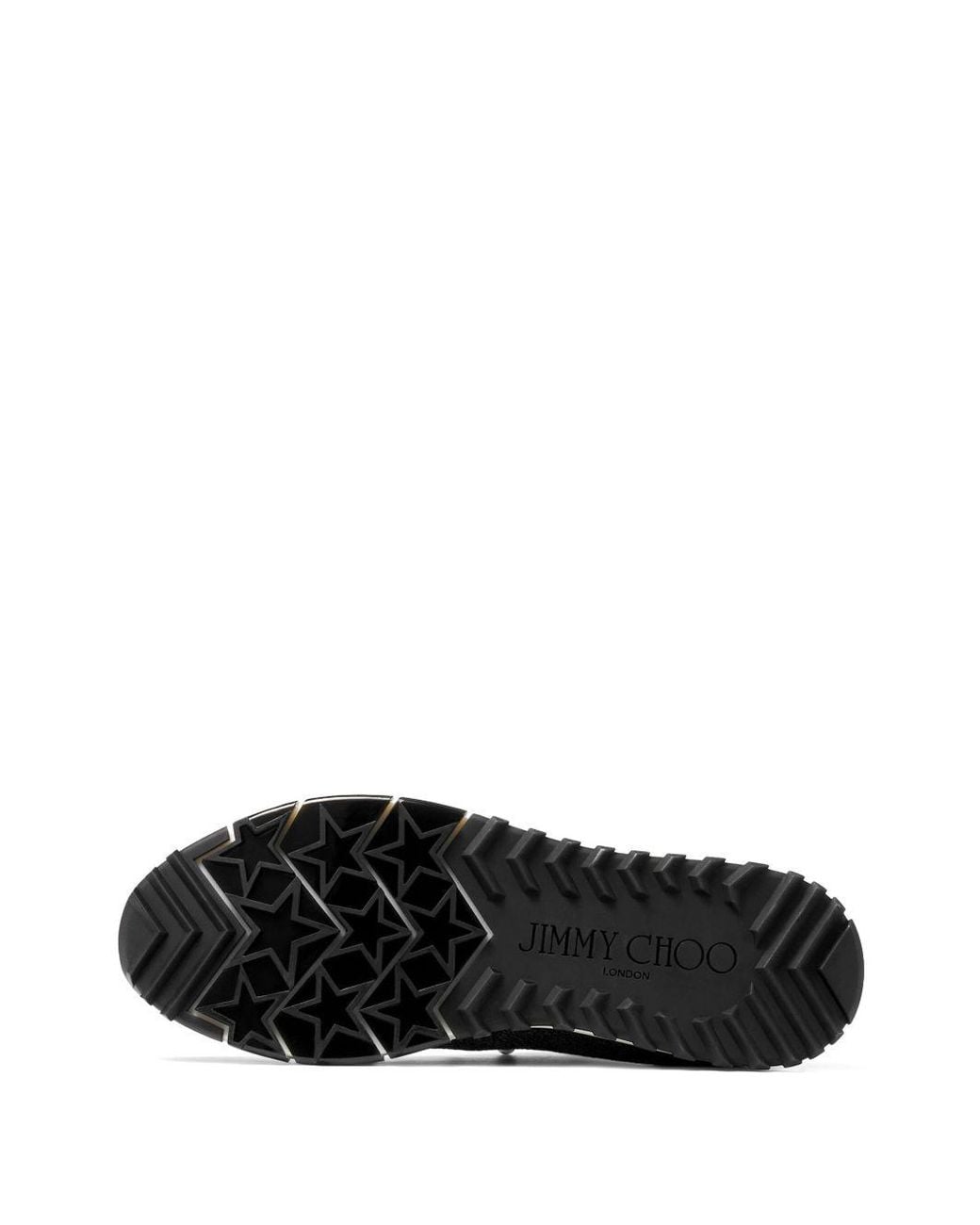 Jimmy Choo Black Flat Shoes Tessuto+ Gomma