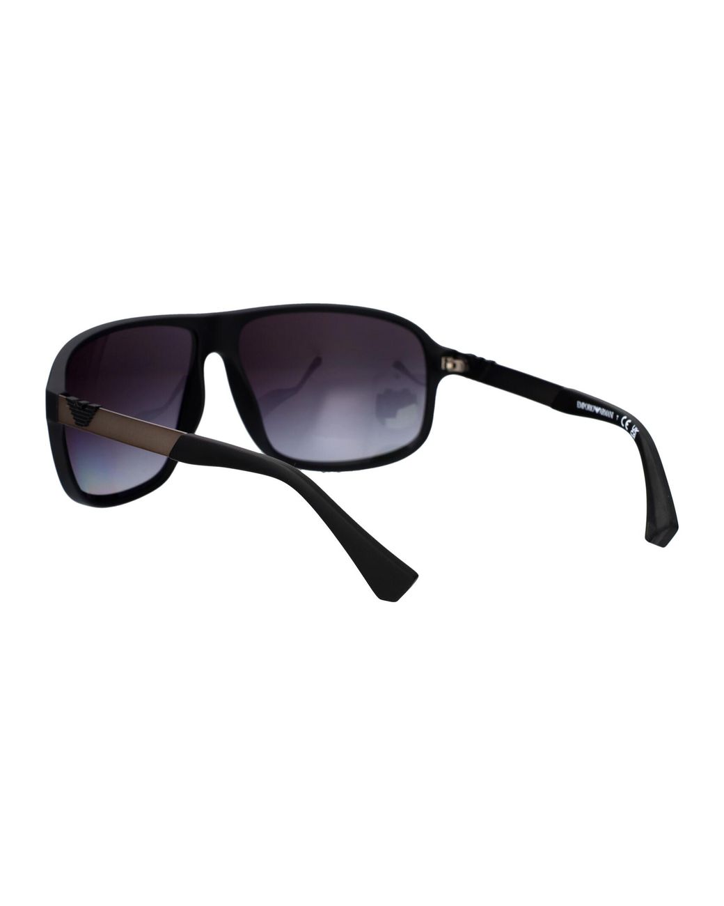 Emporio Armani Blue Rubber Injected Sunglasses for men