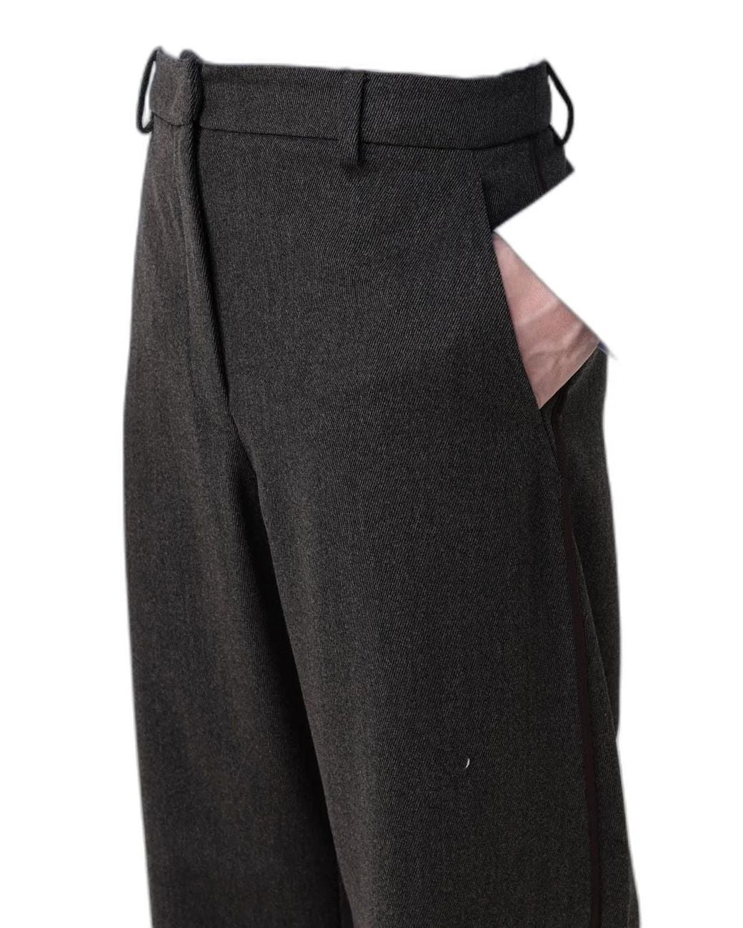 Moschino Blue Wide-Leg Pants