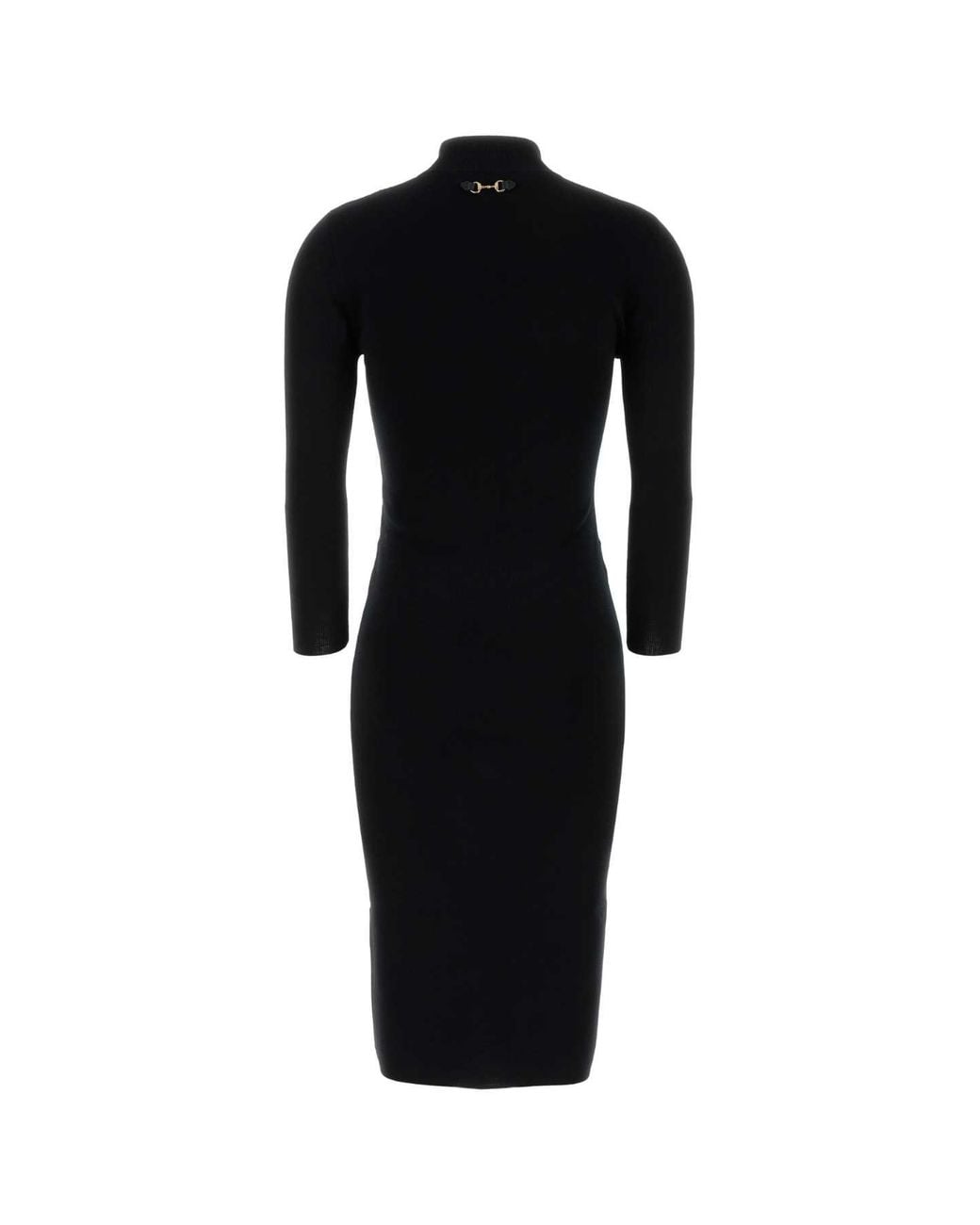 Gucci Black Wool Sweater Dress