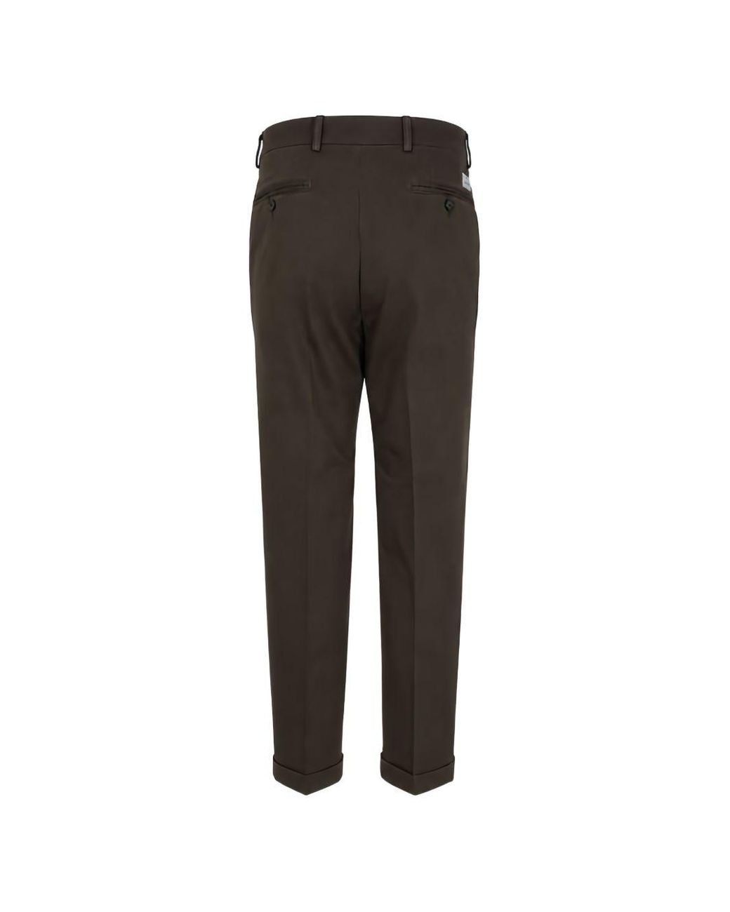 Manuel Ritz Black Cotton Elastane Trousers for men
