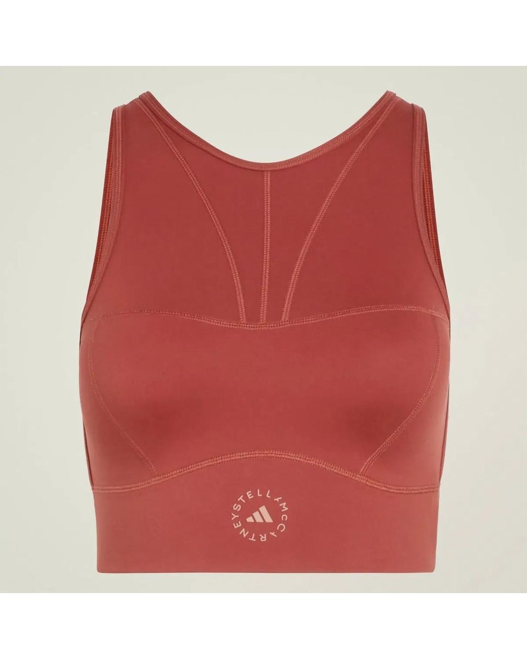 Adidas By Stella McCartney Red Adidas By Stella Mccartney Asmc Tpr Cr Top