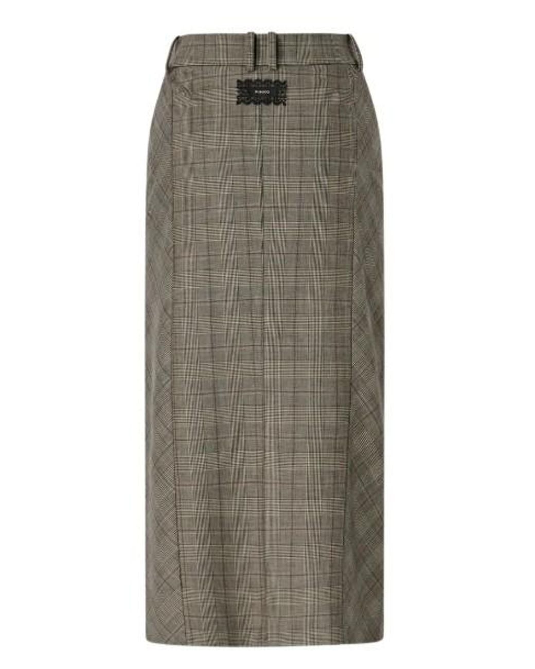 Pinko Natural Polyester Wool Skirt