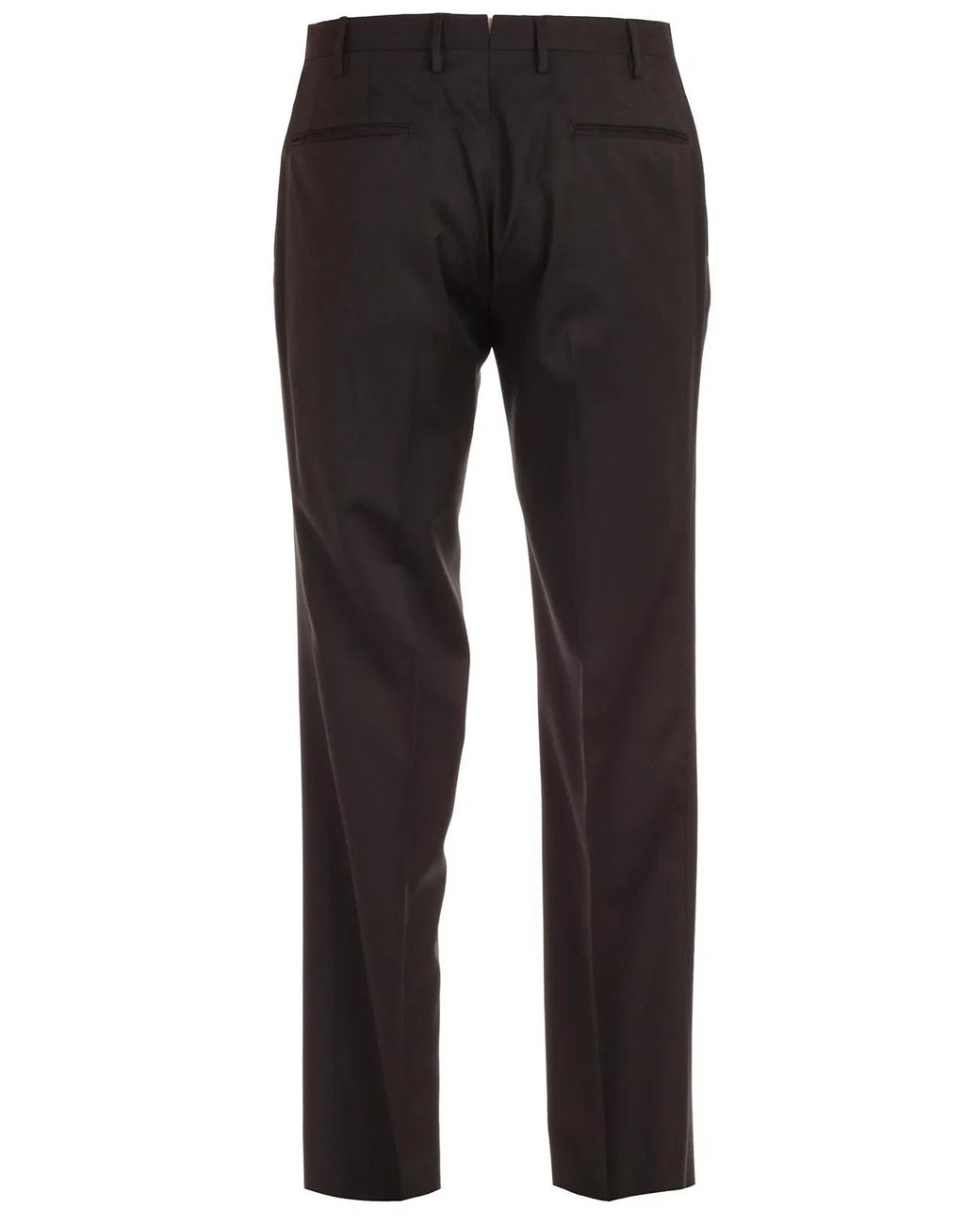 Incotex Black Wool Pants for men