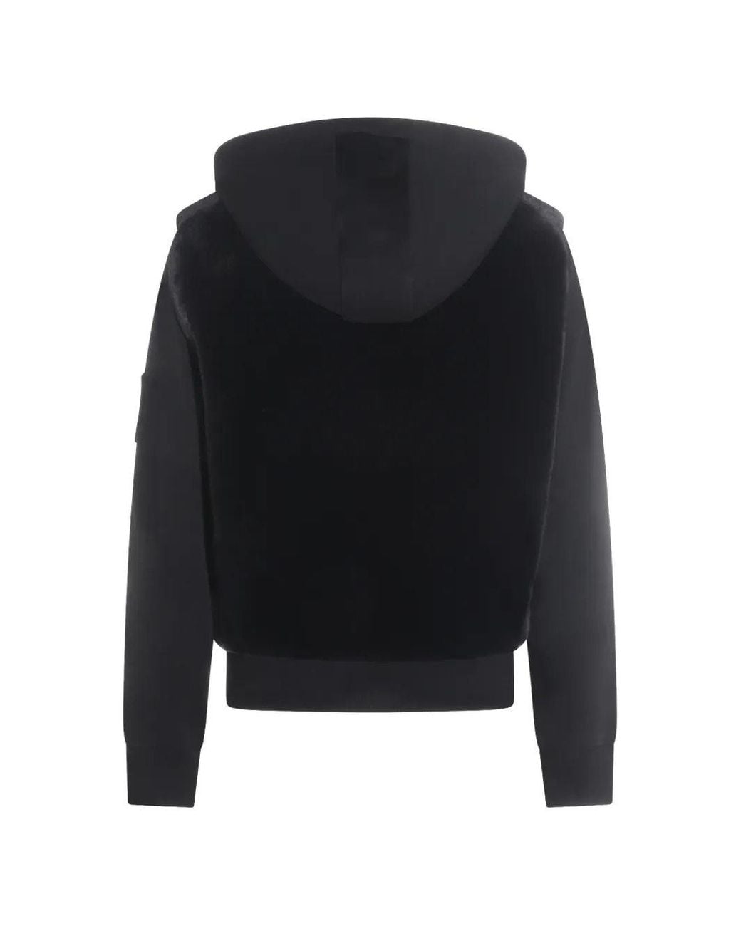 Moose Knuckles Black Rosylyn Bunny Hoodie