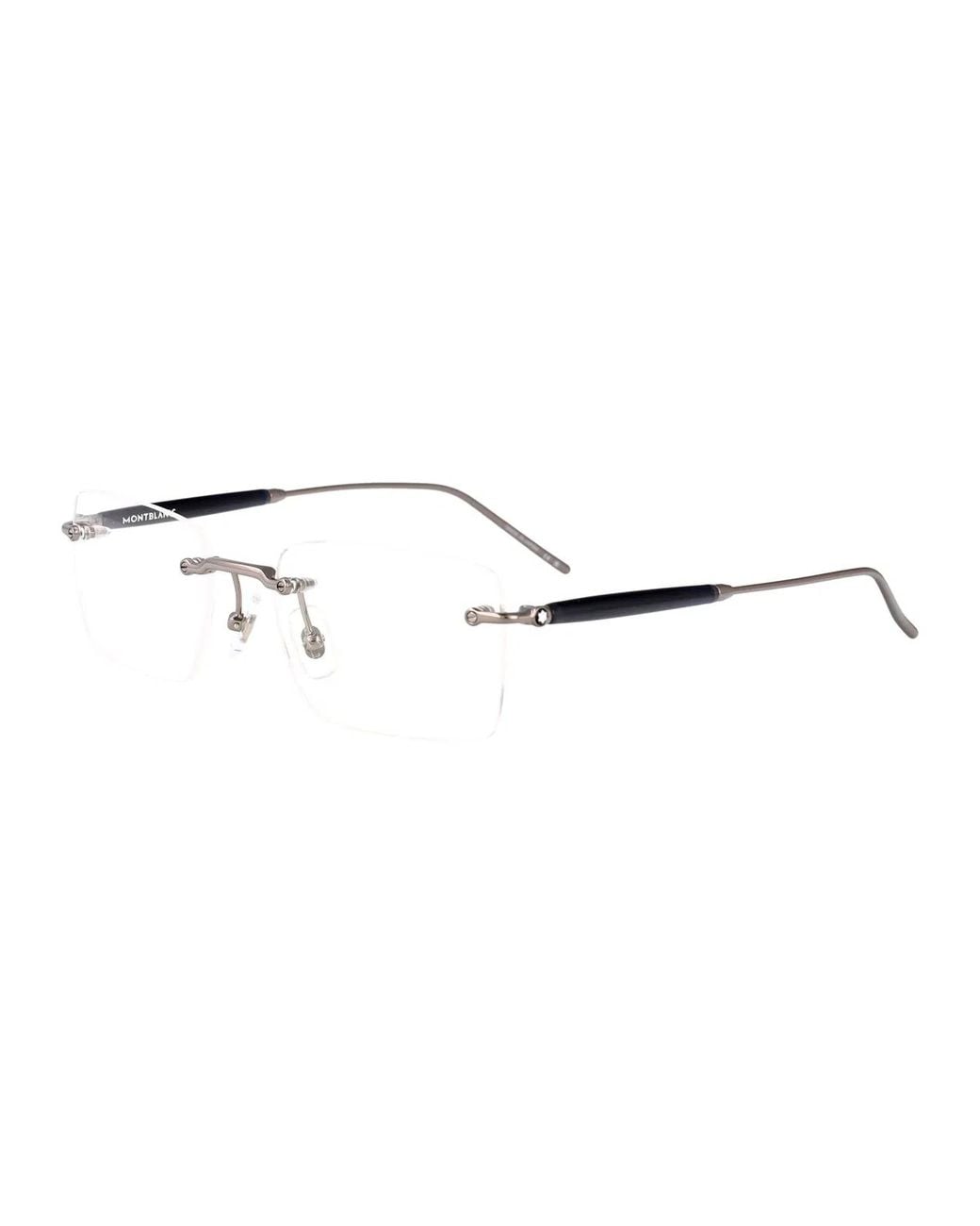 Montblanc Multicolor Ruthenium-Ruthenium-Transparent Metal Glasses