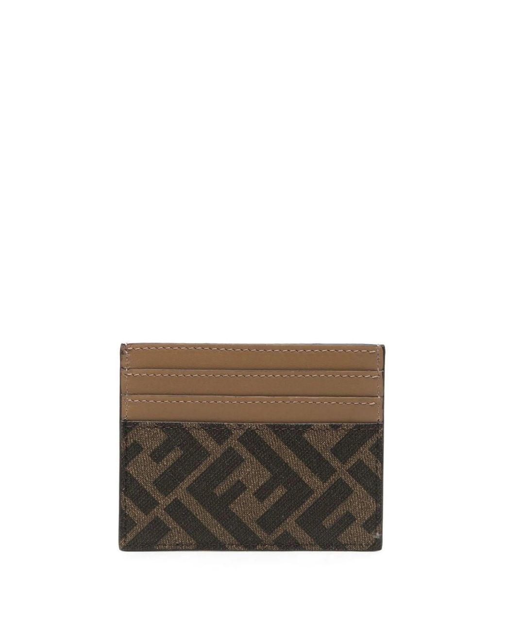 Fendi Brown Card Holder for men