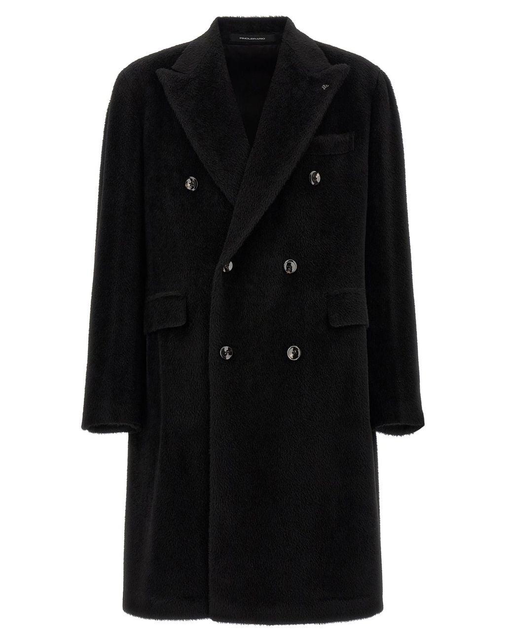 Tagliatore Black 'Londra' Coat for men