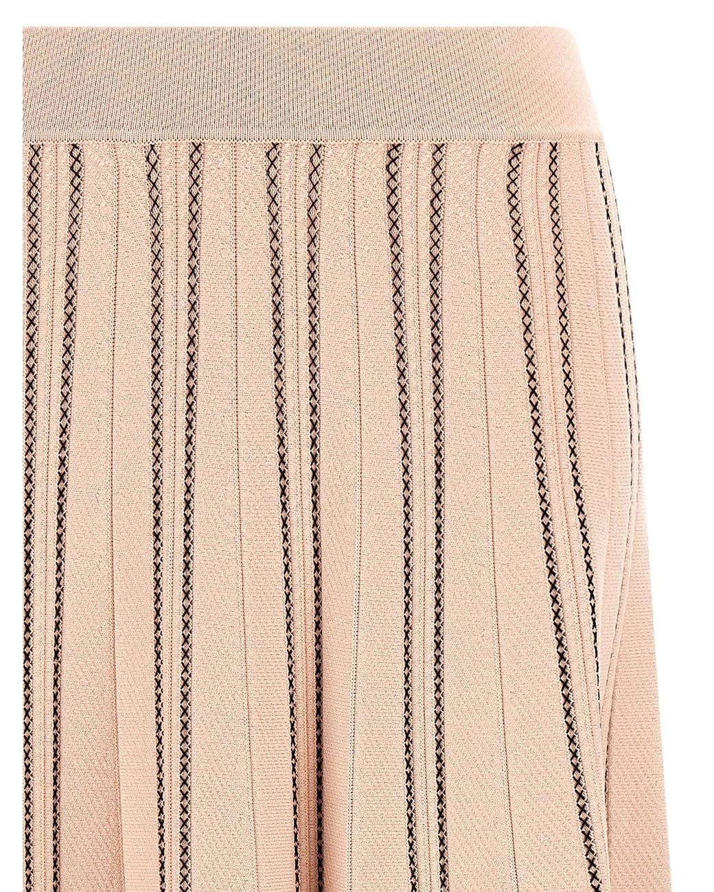Elisabetta Franchi Pink Origami Knit Skirt