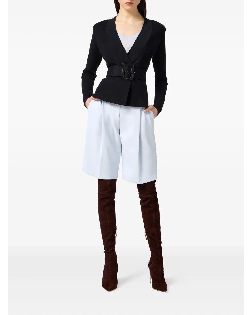 Elisabetta Franchi Black Blazers