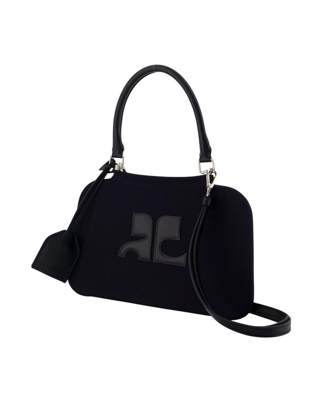 Courreges Black Courregès Small Shadow Purse