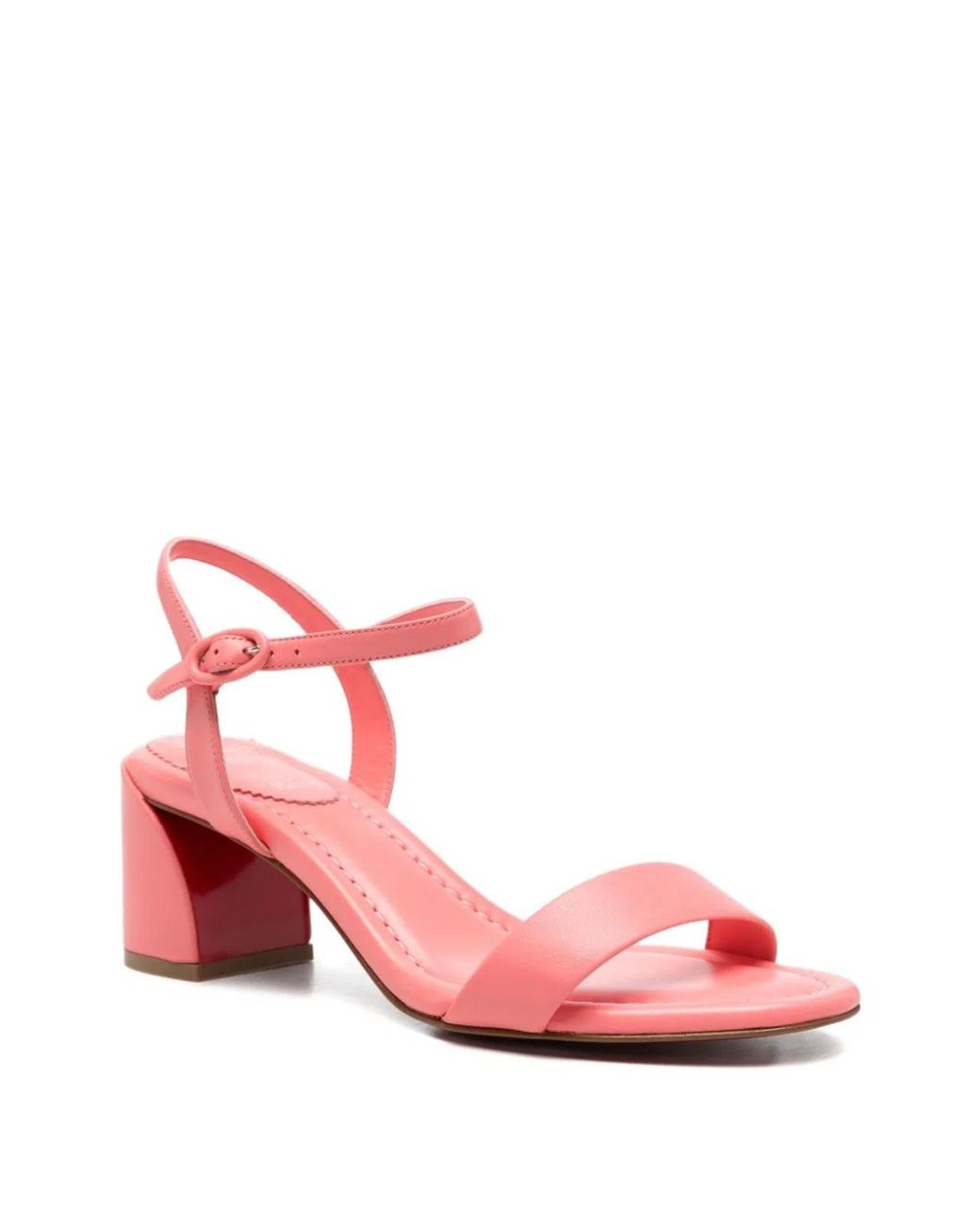 Christian Louboutin Pink Jane Leather Sandals