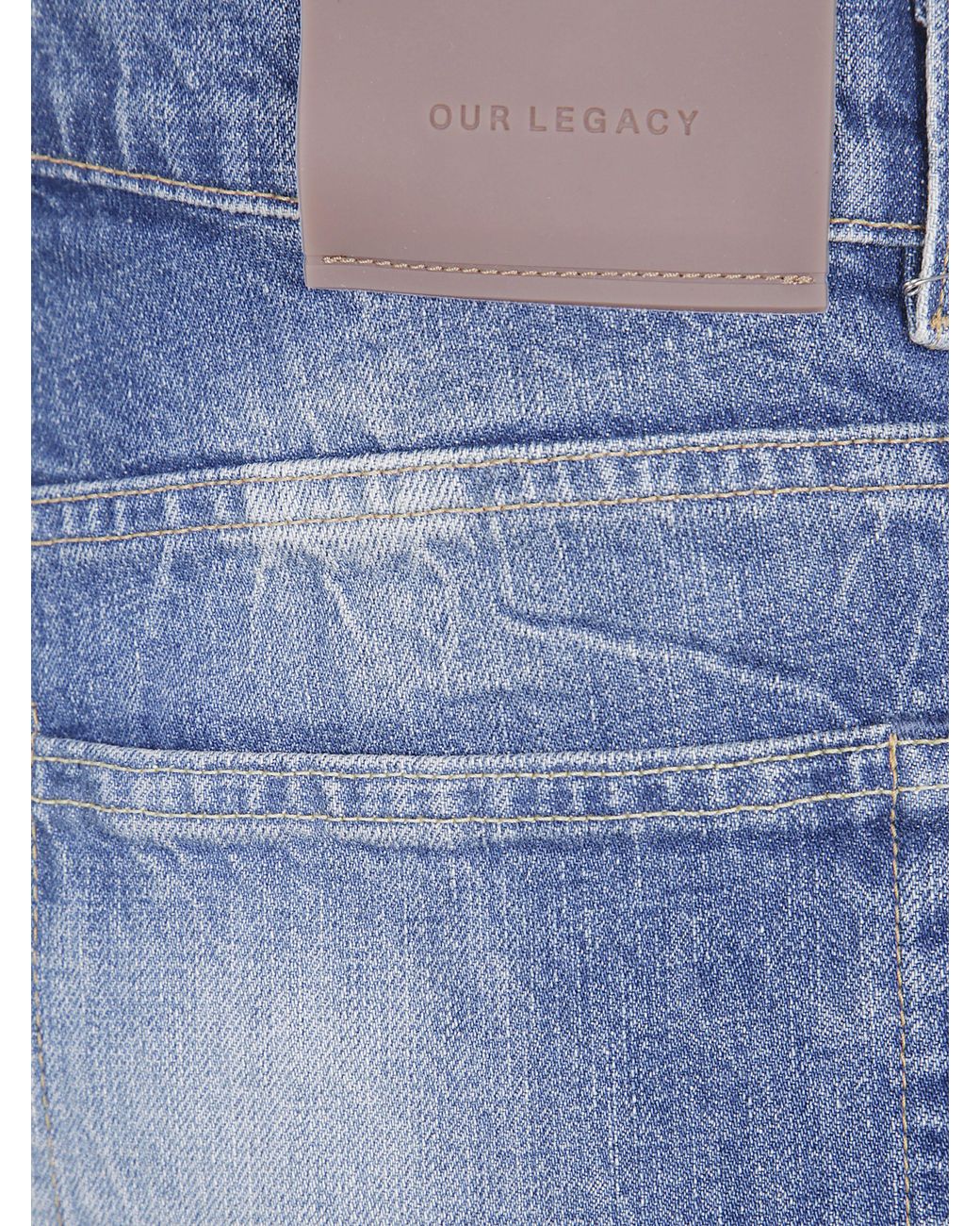 Our Legacy Blue "Third Cut" Jeans for men