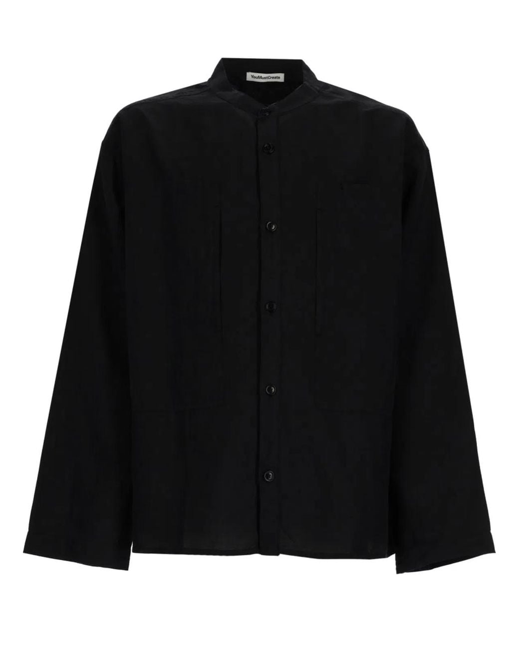 YMC Black Camicia "Hawkeye" for men