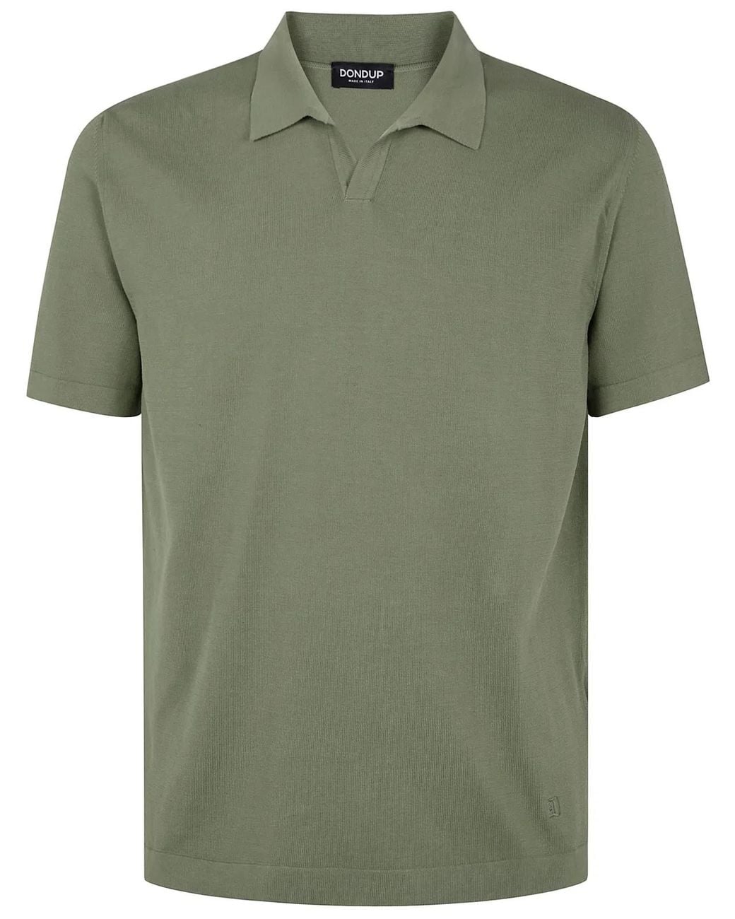 Dondup Green Cotton Polo Shirt for men