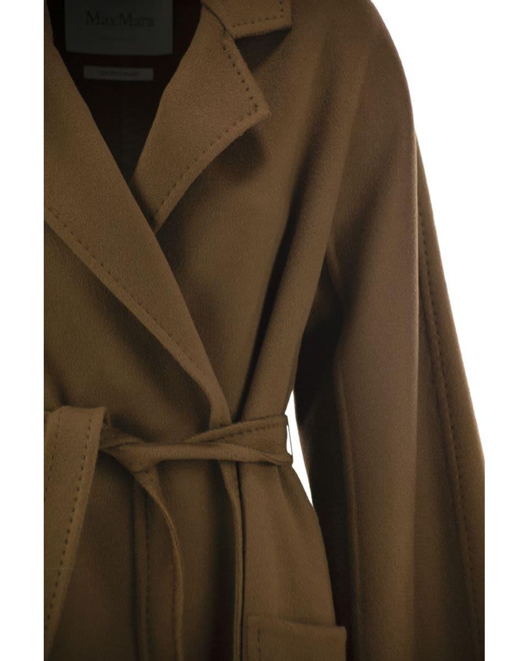 Max Mara Brown Long Cashmere Coat
