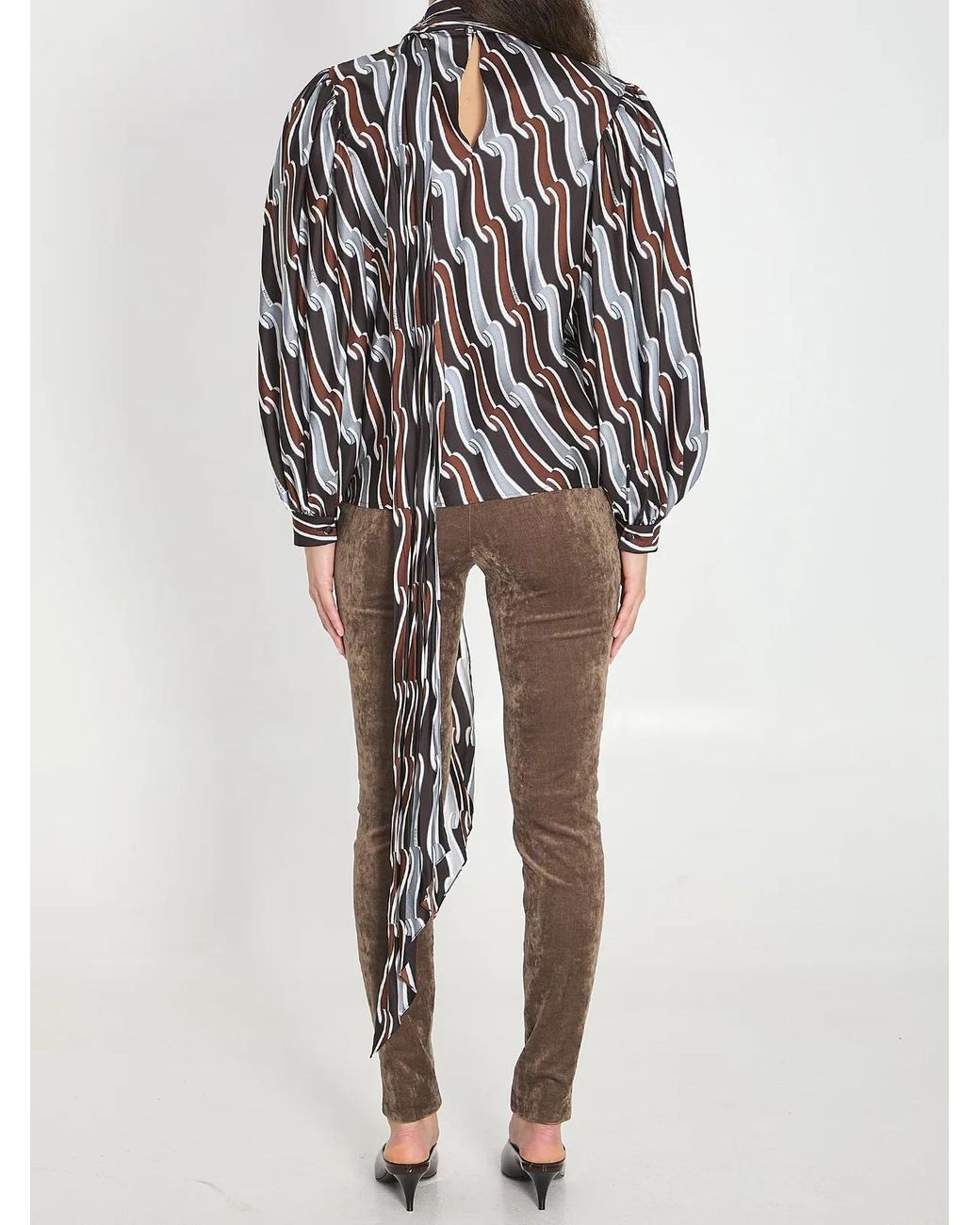 Gucci Multicolor Printed Silk Twill Shirt