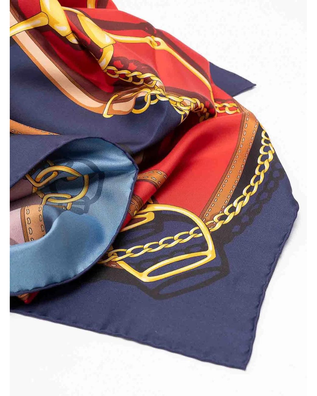 Gucci Red Equestrian Foulard