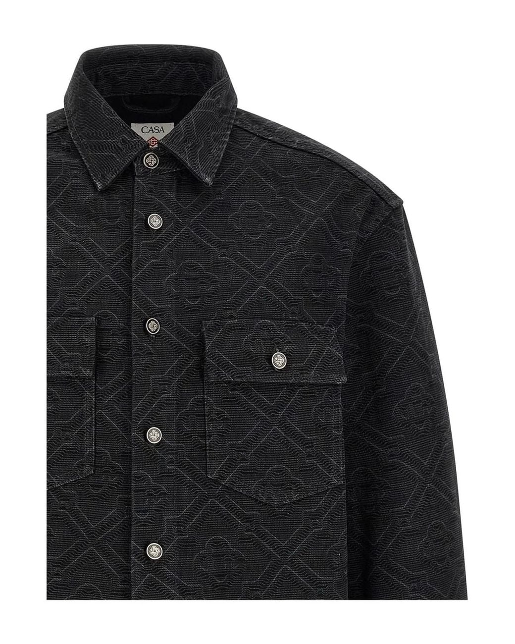 Casablanca Black Shirt Ls for men