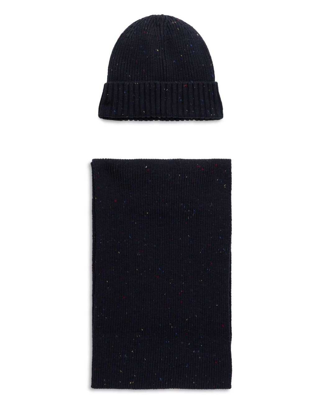 Barbour Blue Hat And Scarf Set for men