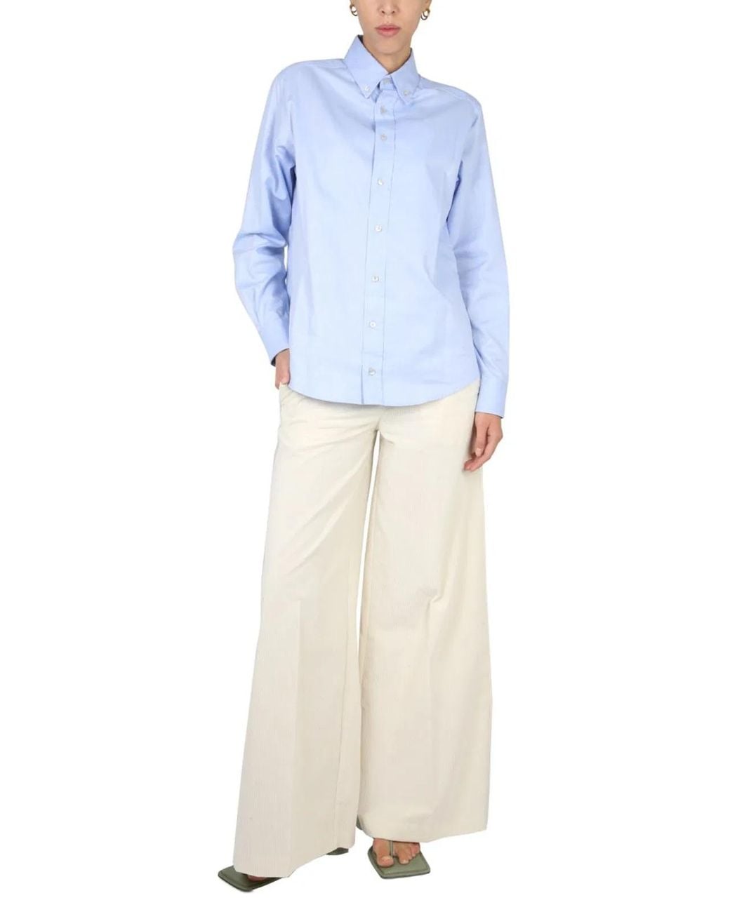 Ballantyne Natural Palazzo Pants