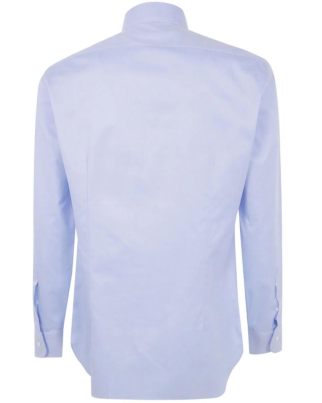 Barba Napoli Blue "Twill" Shirt for men