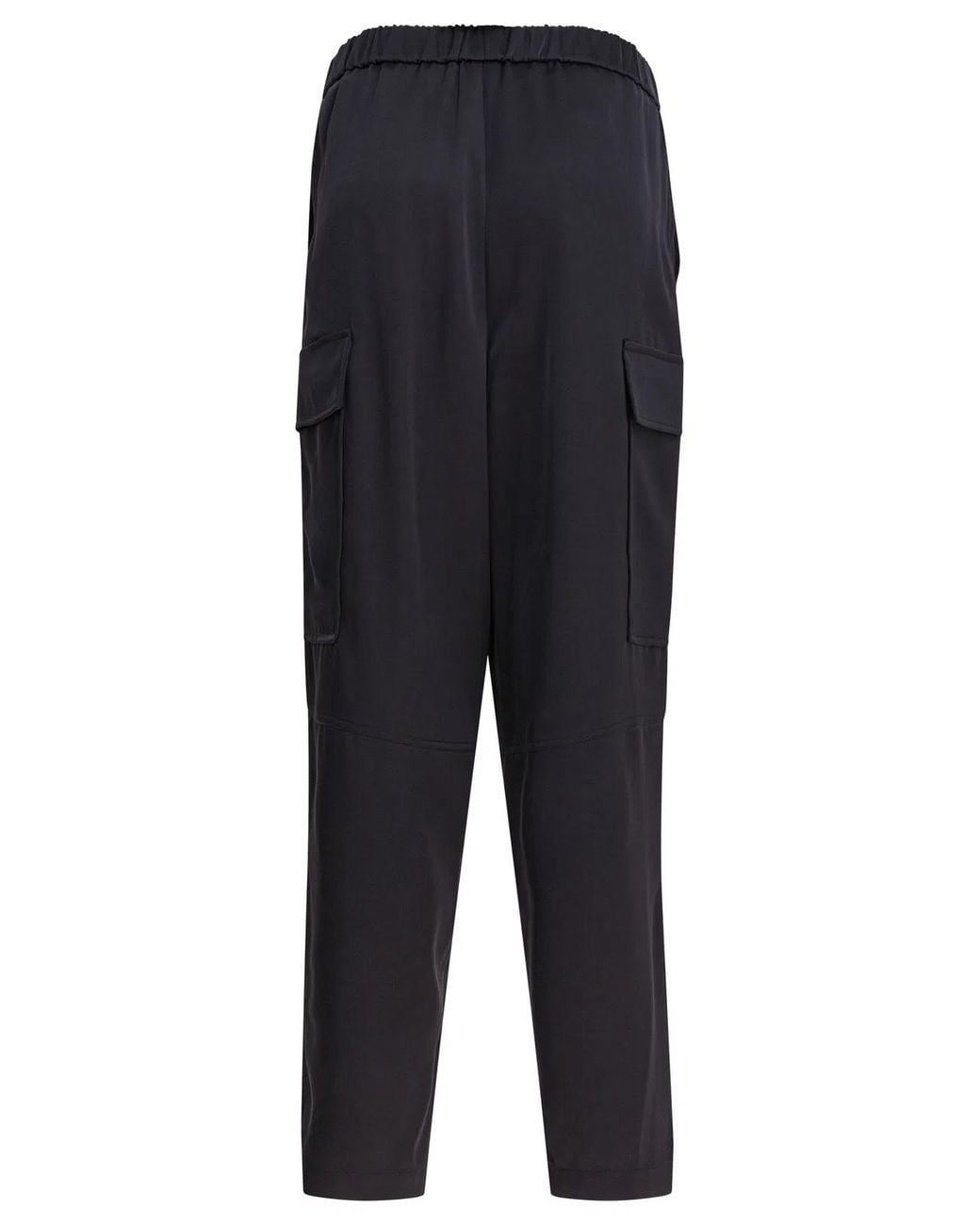 Semler Black Polyester Trousers