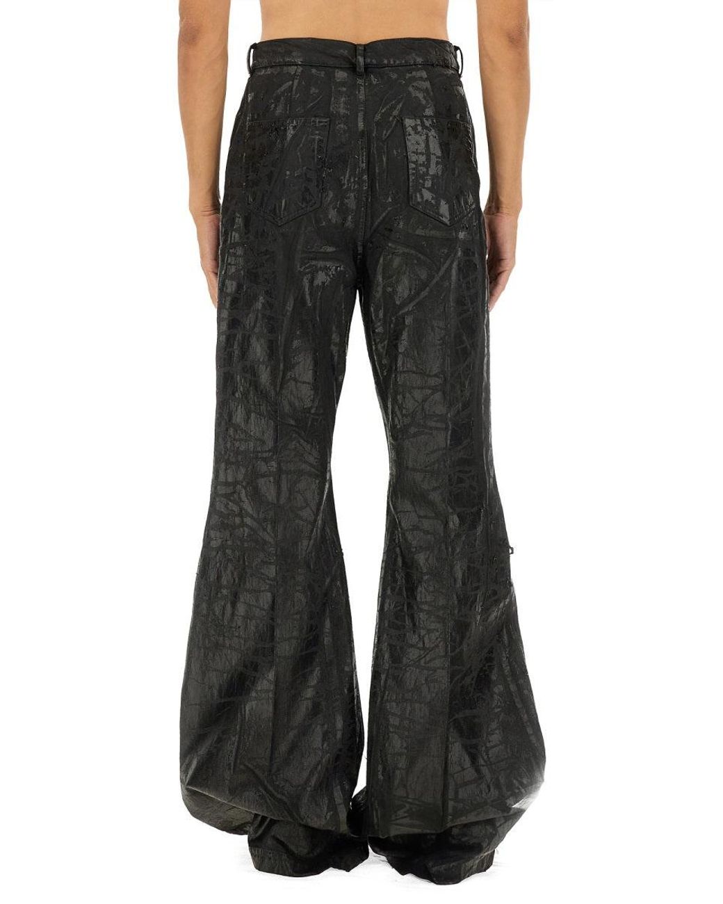 Rick Owens Black Bolans" Denim Pants for men