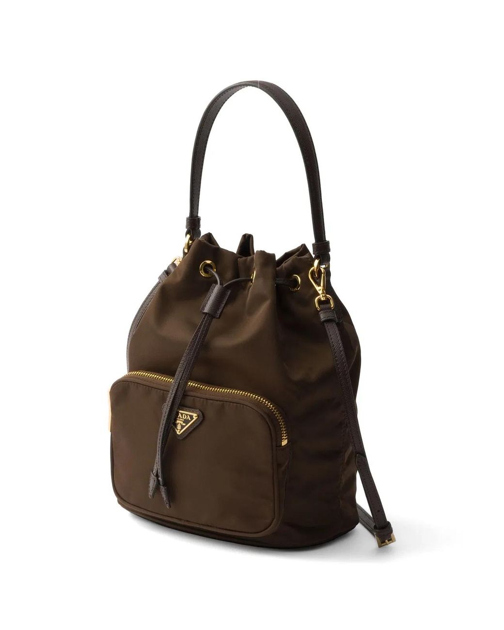 Prada Black Duet Re-Nylon Bucket Bag
