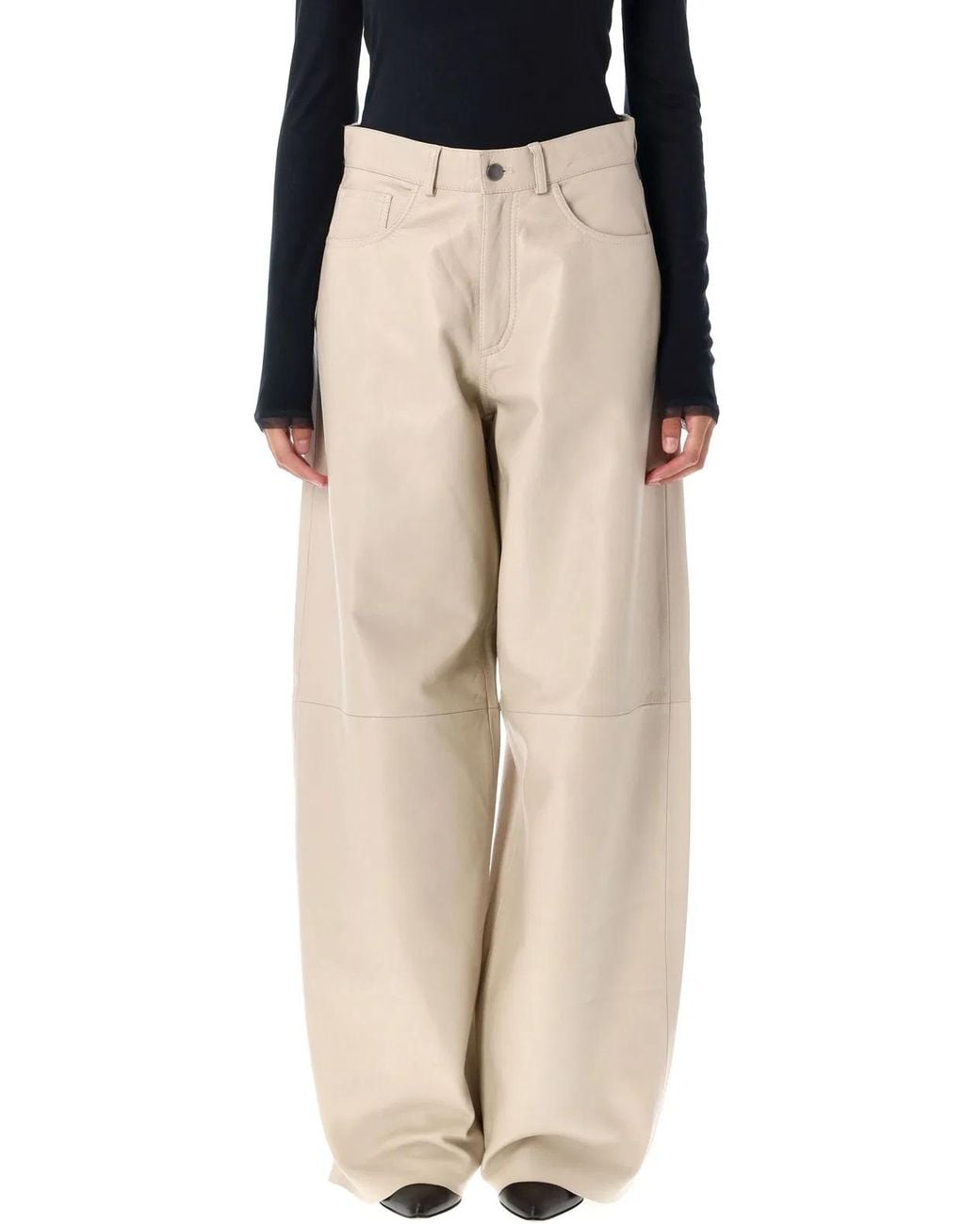 Haikure Natural Wide Leg Trousers