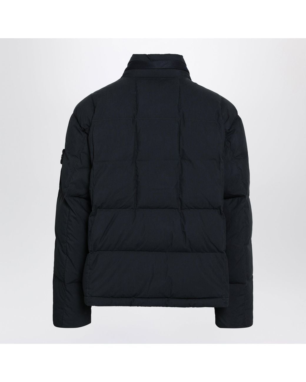 Stone Island Blue Down Jacket for men